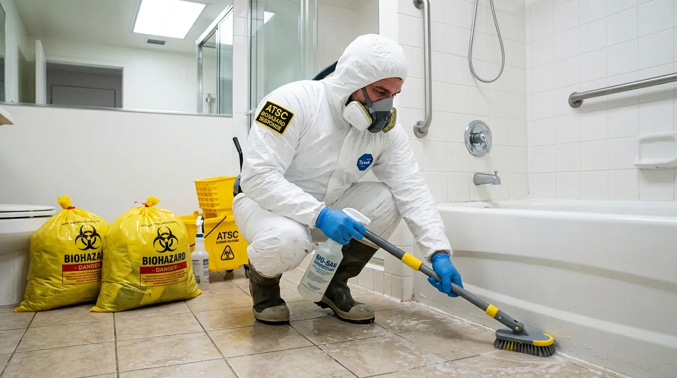 Decontamination equipment deployed for Blood Cleanup in Hastings-on-Hudson